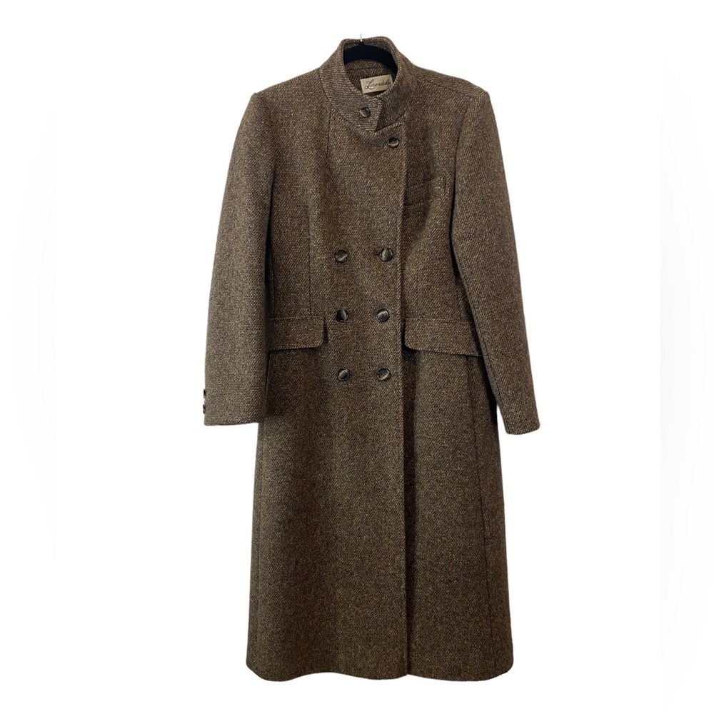 Lorendale 1970s Vintage Wool Long Overcoat